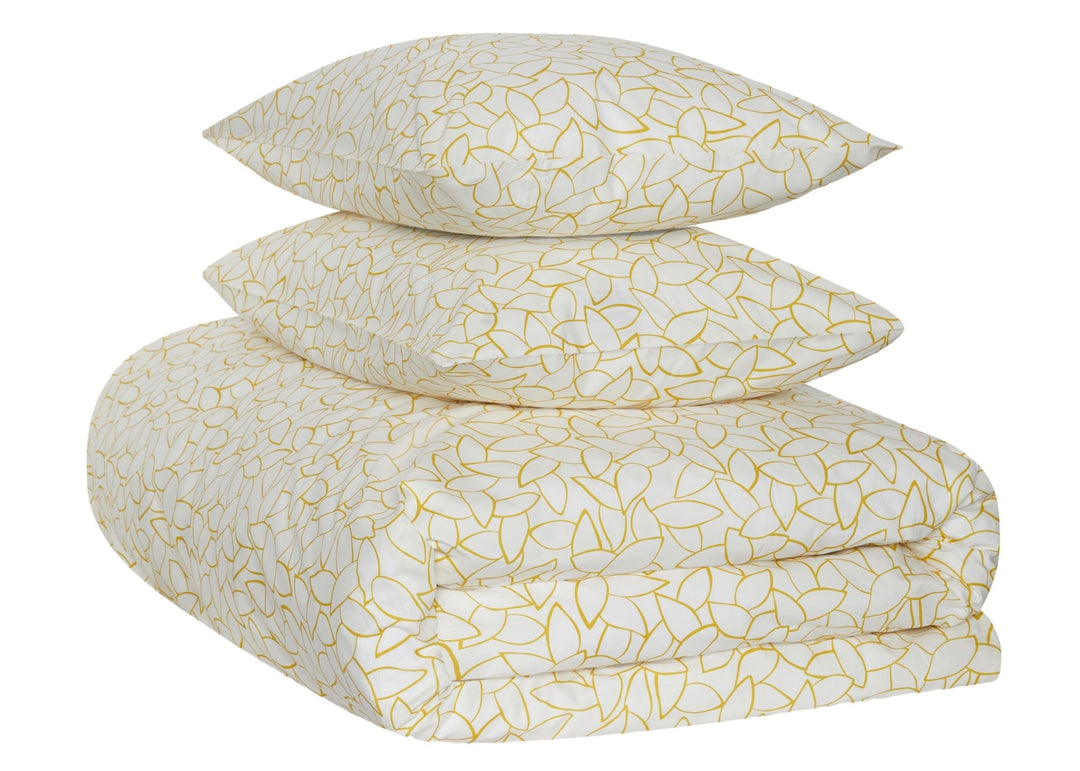 Jasper Conran "Mini Leaves" Duvet Cover Set in Gold