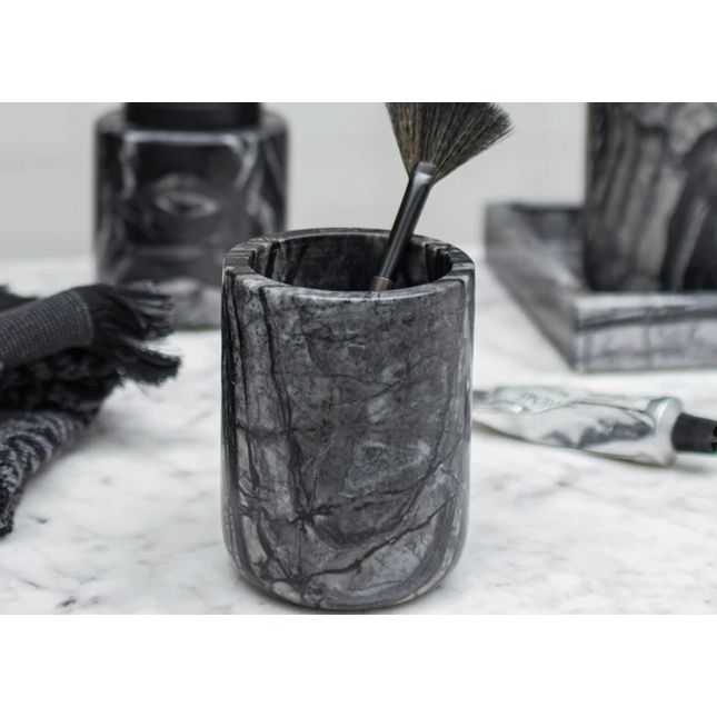 Mette Ditmer "Marble" Bathroom Accessories in Black