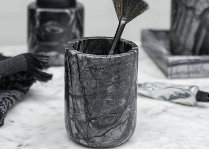 Mette Ditmer "Marble" Bathroom Accessories in Black