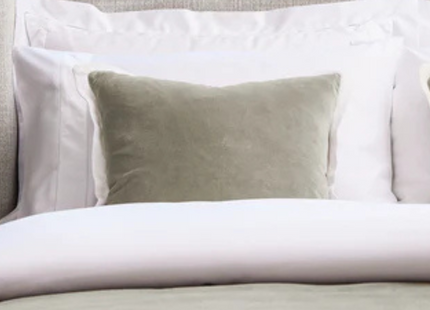 Christy "Eltham" Decorative Filled Cushion in Sand (Silver)
