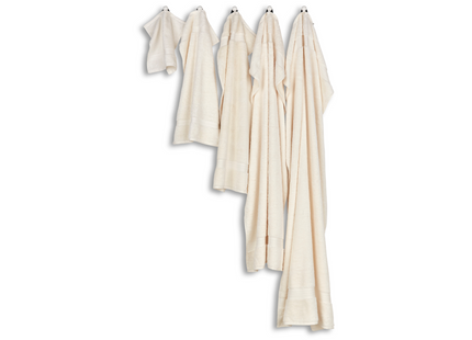 Christy "Renaissance" Egyptian Cotton Bath Towels Collection in Parchment (Cream)