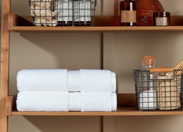 Christy "Renaissance" Egyptian Cotton Bath Towels Collection in White