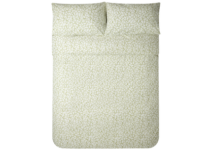 Jasper Conran "Mini Leaves" Duvet Cover Set in Spinach Green