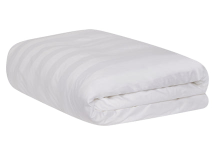 Jasper Conran "Satin Stripe" 500 Thread Count Duvet Cover in White