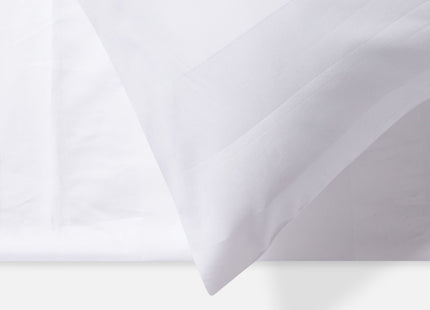 Jasper Conran "Satin Stripe" 500 Thread Count Duvet Cover in White