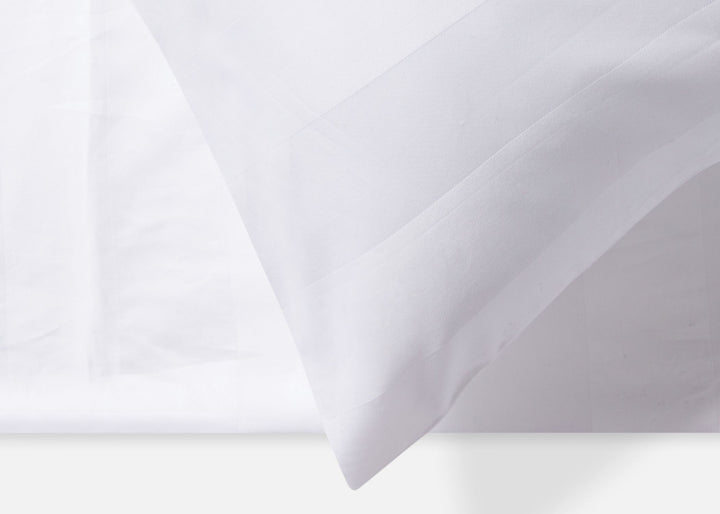 Jasper Conran "Satin Stripe" 500 Thread Count Duvet Cover in White