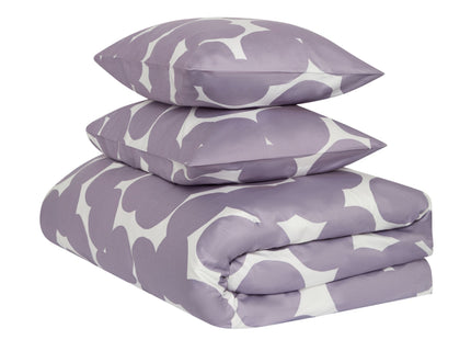 Jasper Conran "Over Lapping Circles" 300TC Duvet Cover Set in Lavender Grey