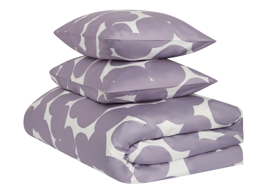 Jasper Conran "Over Lapping Circles" 300TC Duvet Cover Set in Lavender Grey