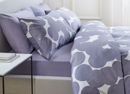 Jasper Conran "Over Lapping Circles" 300TC Duvet Cover Set in Lavender Grey