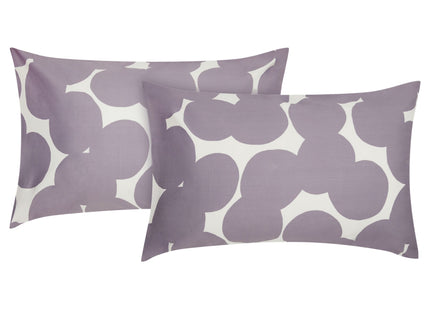 Jasper Conran "Over Lapping Circles" 300TC Duvet Cover Set in Lavender Grey