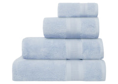 Jasper Conran "Zero Twist Cotton" Bath Towels Collection in Pale Blue