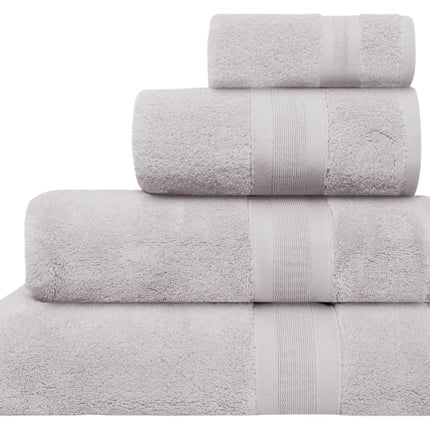 Jasper Conran "Zero Twist Cotton" Bath Towels Collection in Pearl Grey