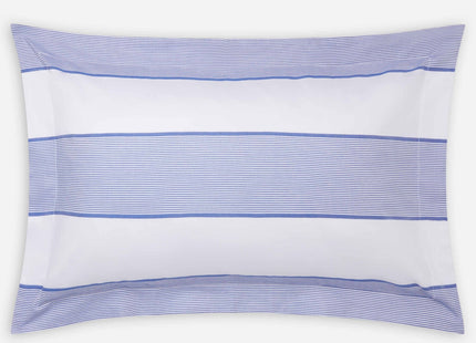 Jasper Conran "Dyed Jacquard" Duvet Cover Set in Blue Pinstripe
