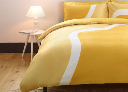 Jasper Conran "Wave - Bambu" Duvet Cover Set in Yellow