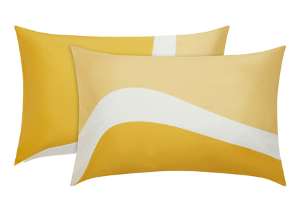 Jasper Conran "Wave - Bambu" Duvet Cover Set in Yellow