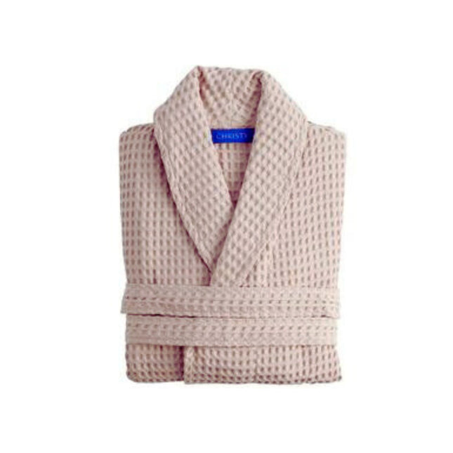 Christy "Waffle" Bathrobe in Blush