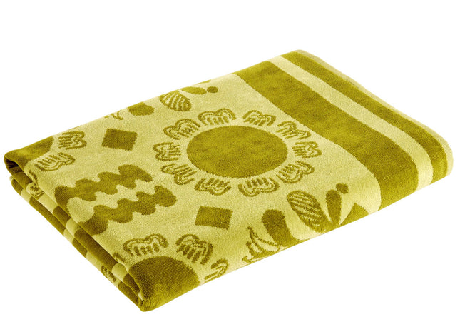 Christy "Amalfi" Beach Towel in Key Lime