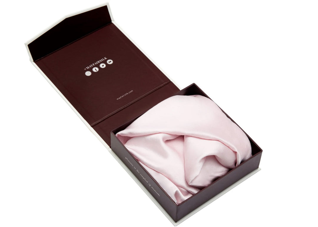 Mayfairsilk "Mulberry Silk" Standard Pillowcase in Precious Pink 50 x 75 cm