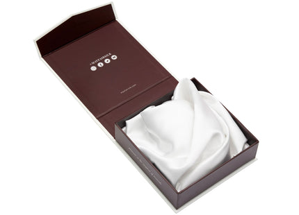 Mayfairsilk "Mulberry Silk" Pillowcase in Brilliant White