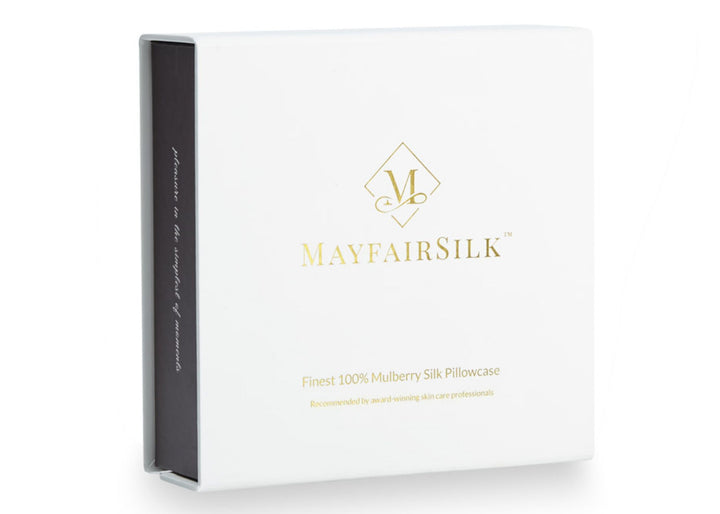 Mayfairsilk "Mulberry Silk" Standard Pillowcase in Charcoal 50 x 75 cm