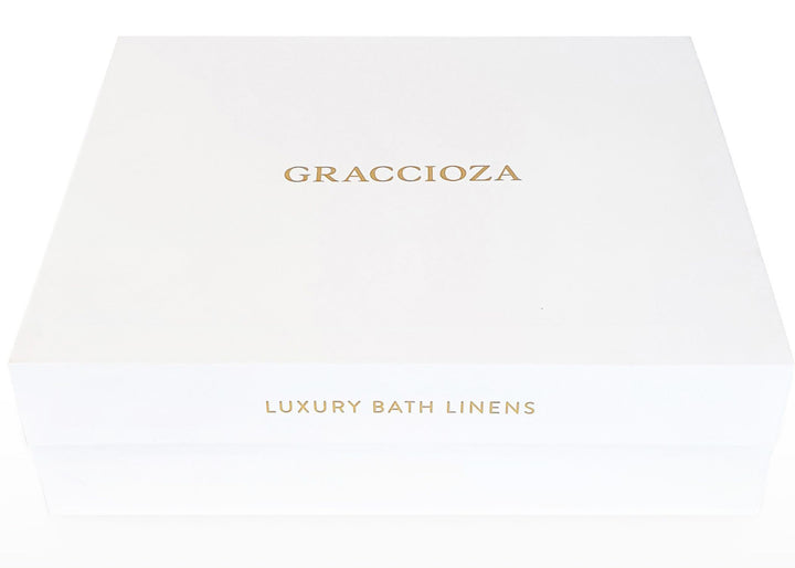 Graccioza "Bee Waffle" Kimono Bathrobe in Silver
