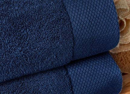Christy "Luxe" Bath Towels Collection in Navy Blue