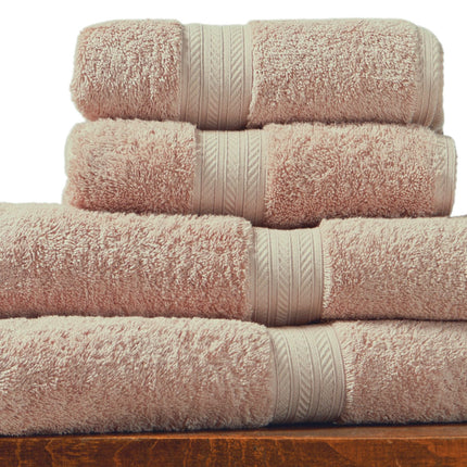 Christy "Renaissance" Egyptian Cotton Bath Towels Collection in Petal Pink