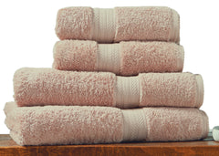 Christy "Renaissance" Egyptian Cotton Bath Towels Collection in Petal Pink