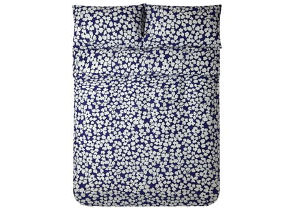 Jasper Conran "Abstract Floral Print" Duvet Cover Set in Blue