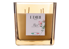 Edibi "Firenze Rose" Square Scented Candle