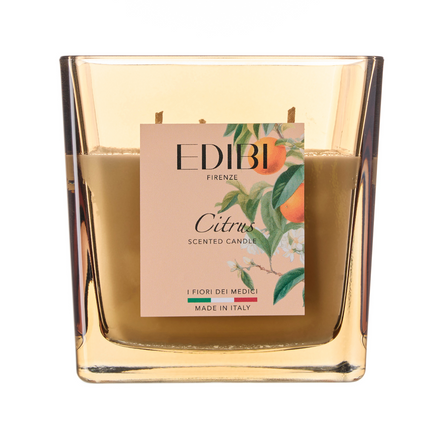 Edibi "Firenze Citrus" Square Scented Candle