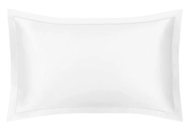 Mayfairsilk "Mulberry Silk" Oxford Pillowcase in White