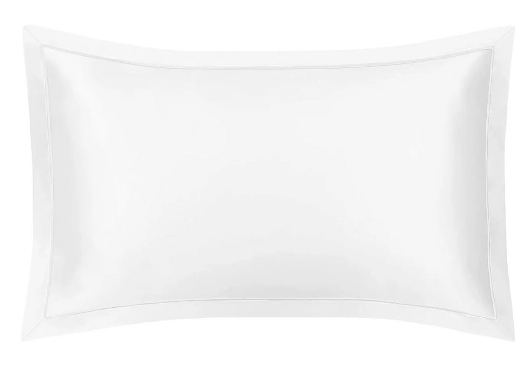 Mayfairsilk "Mulberry Silk" Oxford Pillowcase in White