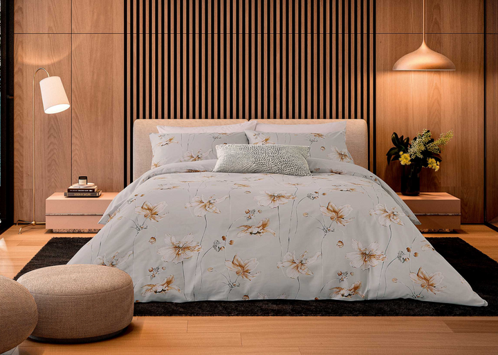 Nalu by Nicole Scherzinger "Alaula" Duvet Cover Set in Stone &amp; Sunset