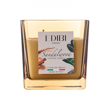 Edibi "Firenze Sandalwood" Square Scented Candle