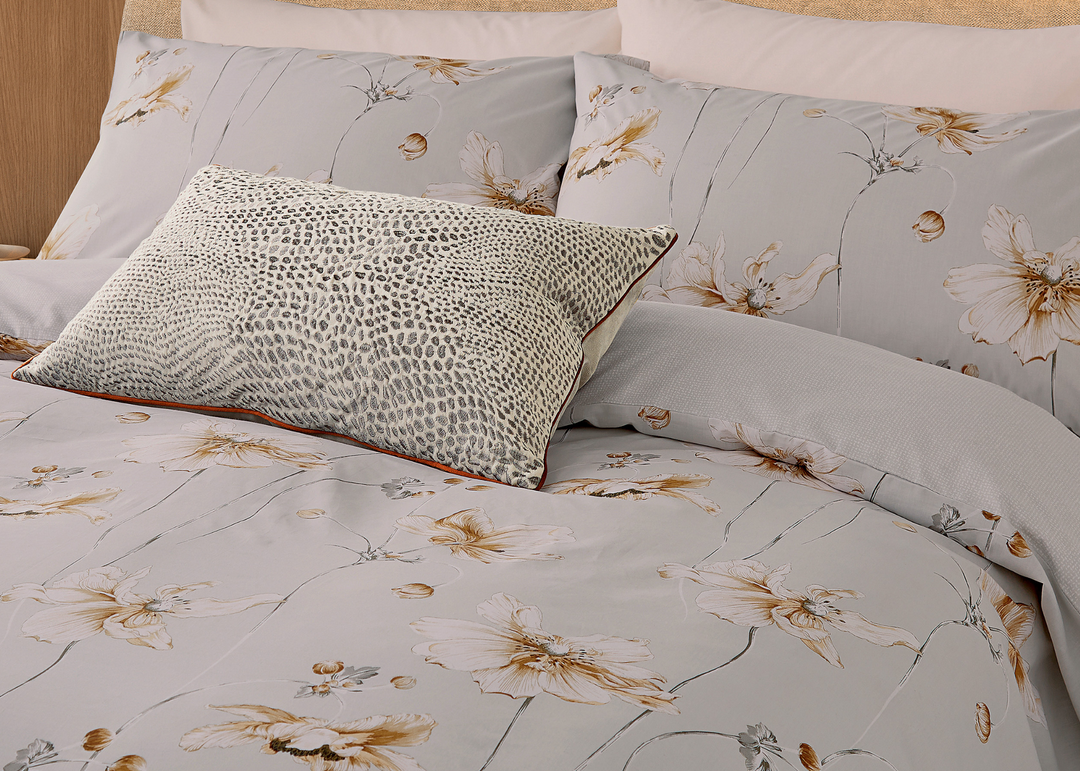 Nalu by Nicole Scherzinger "Alaula" Duvet Cover Set in Stone &amp; Sunset