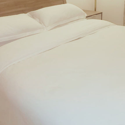 Linen Obsession "Real Hotel Linen" 500 Thread Count Cotton Sateen in White