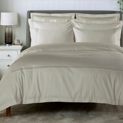 Christy "500TC Luxury Supima " Bed Linen with Linen Triple Embroidery
