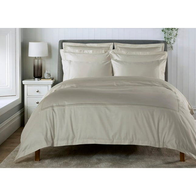 Christy "500TC Luxury Supima" Bed Linen with Linen Triple Embroidery