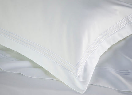 Christy "500TC Luxury Supima" Bed Linen with White Triple Embroidery