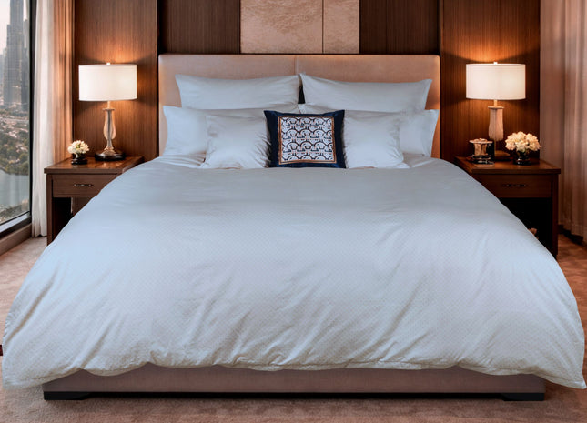 Aigner "Glamour" 500 Thread Count Bed Linen in White