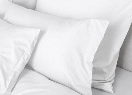 Aigner "Glamour" 500 Thread Count Bed Linen in White