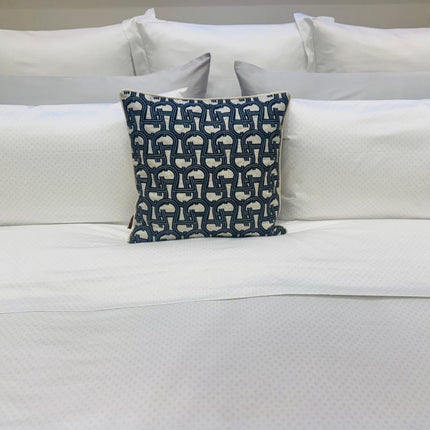 Aigner "Glamour" 500 Thread Count Bed Linen in White