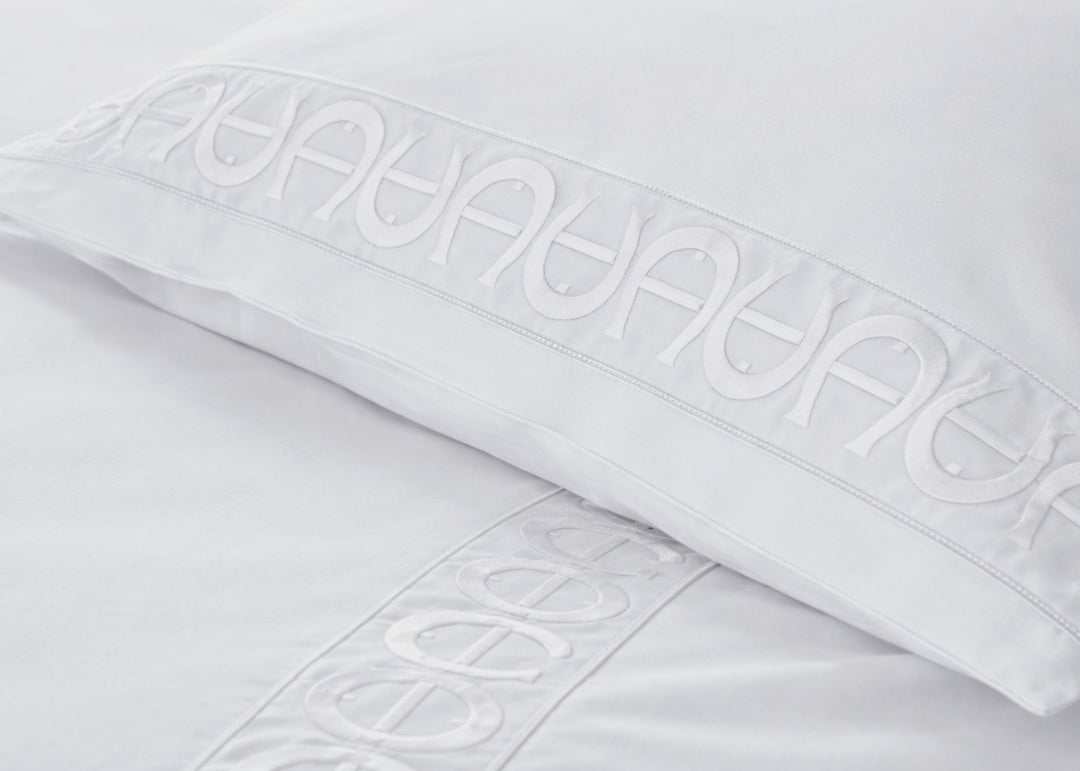 Aigner "Palace Elegance" 500 Thread Count Bed Linen in White