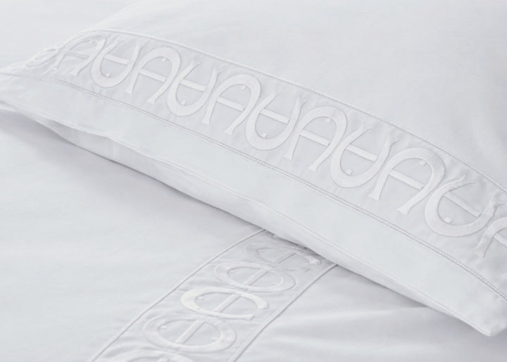 Aigner "Palace Elegance" 500 Thread Count Bed Linen in White