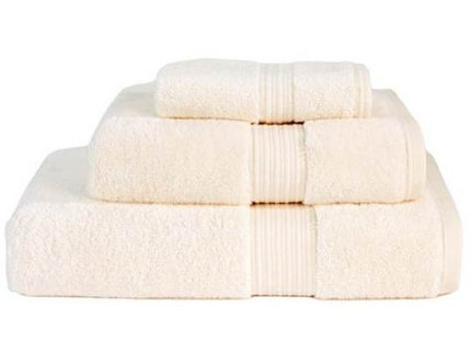 Christy "Supreme" Bath Towels & Mat Collection in Cream (Almond)