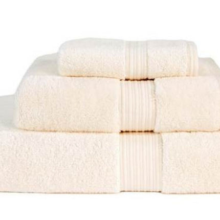 Christy "Supreme" Bath Towels & Mat Collection in Cream (Almond)