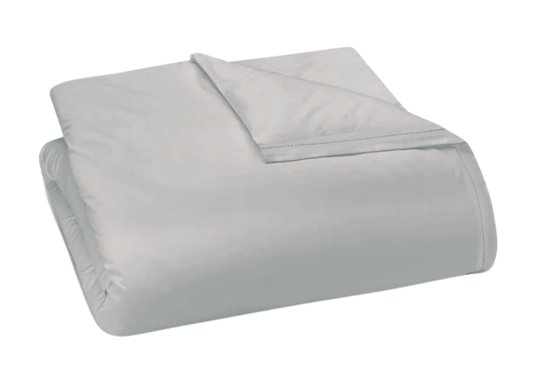 Amalia "Suave" 430 Thread Count Bed Linen with Single Embroidery Line in Cool Grey
