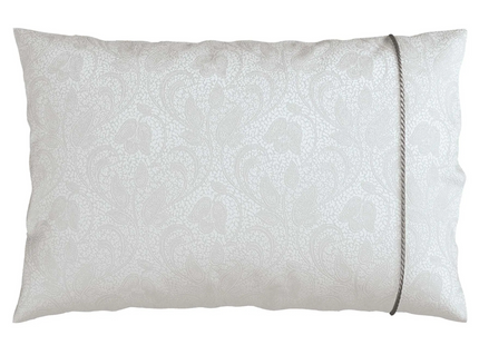 Bedeck of Belfast "Ashleigh" Duvet Cover and Oxford Pillowcase in Platinum