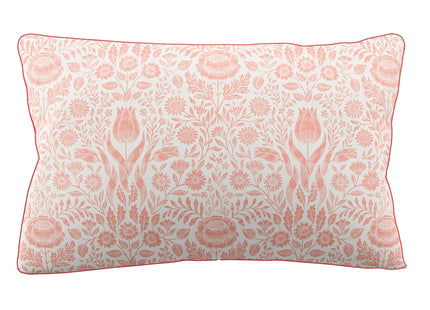 Laura Ashley "Ashstead Damask" Duvet Cover Set in Natural Coral